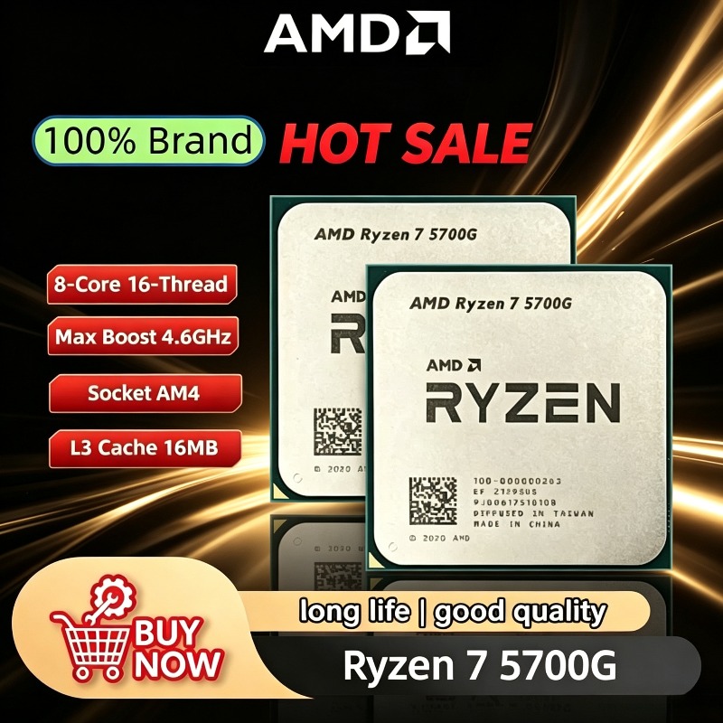 Amd Cpu Ryzen 7 - 100% Baru AMD Ryzen 7 5700G