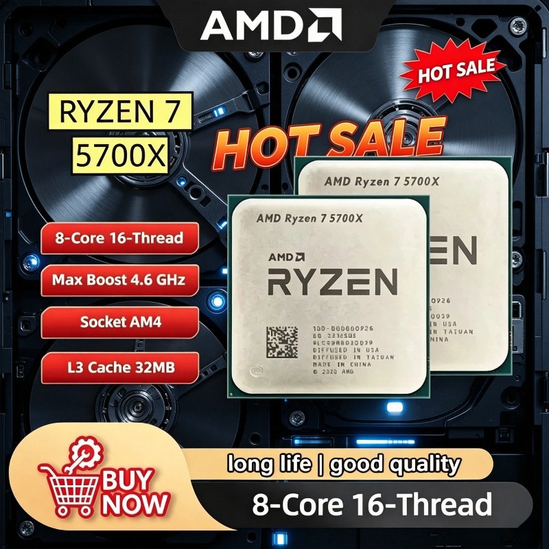 Amd Cpu Ryzen 7 - AMD Ryzen 7 5700X CPU Desktop