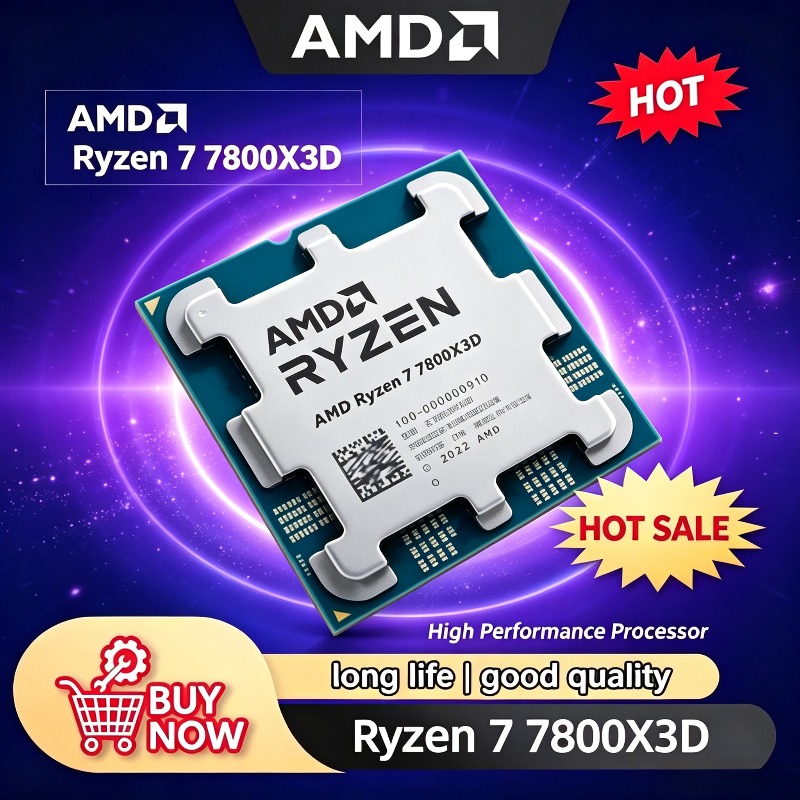 Amd Cpu Ryzen 7 - CPU AMD R7 7800X3D 8-Core 16-Thread,