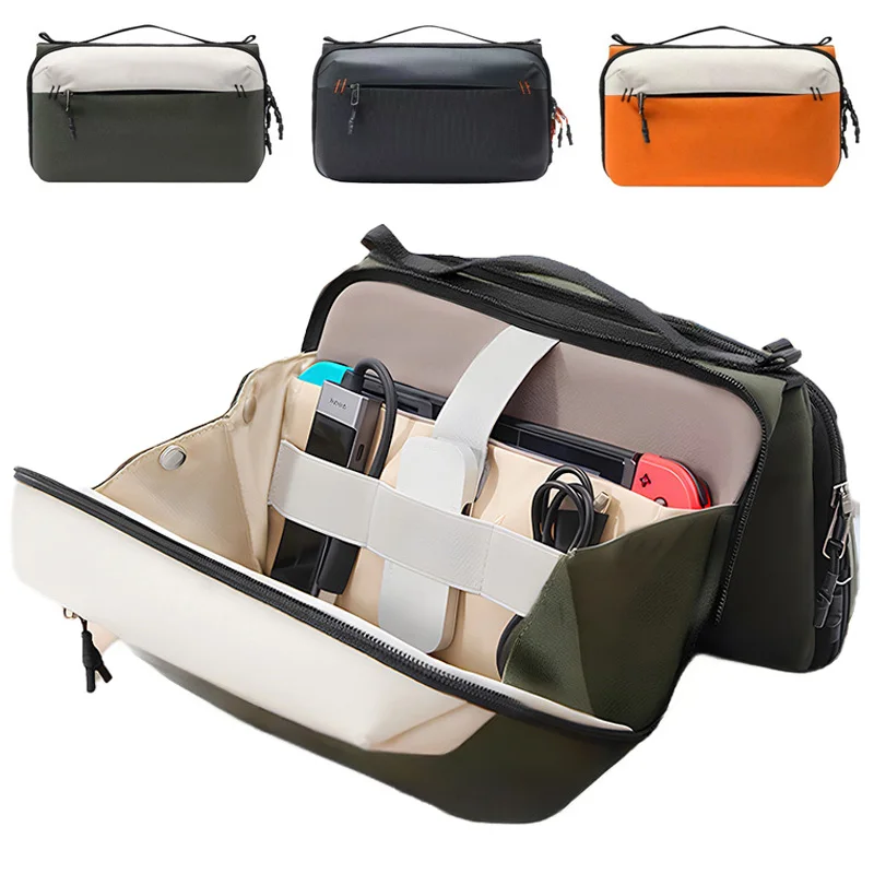 Tech Accessories Travel Case - Tas Organizer Digital, Kantong Penyimpanan Kabel,