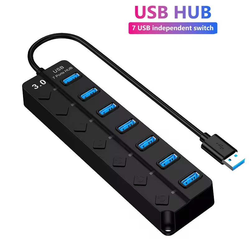 Usb Hub 7 Port - Adaptor Daya USB 3.0 4/7 Port