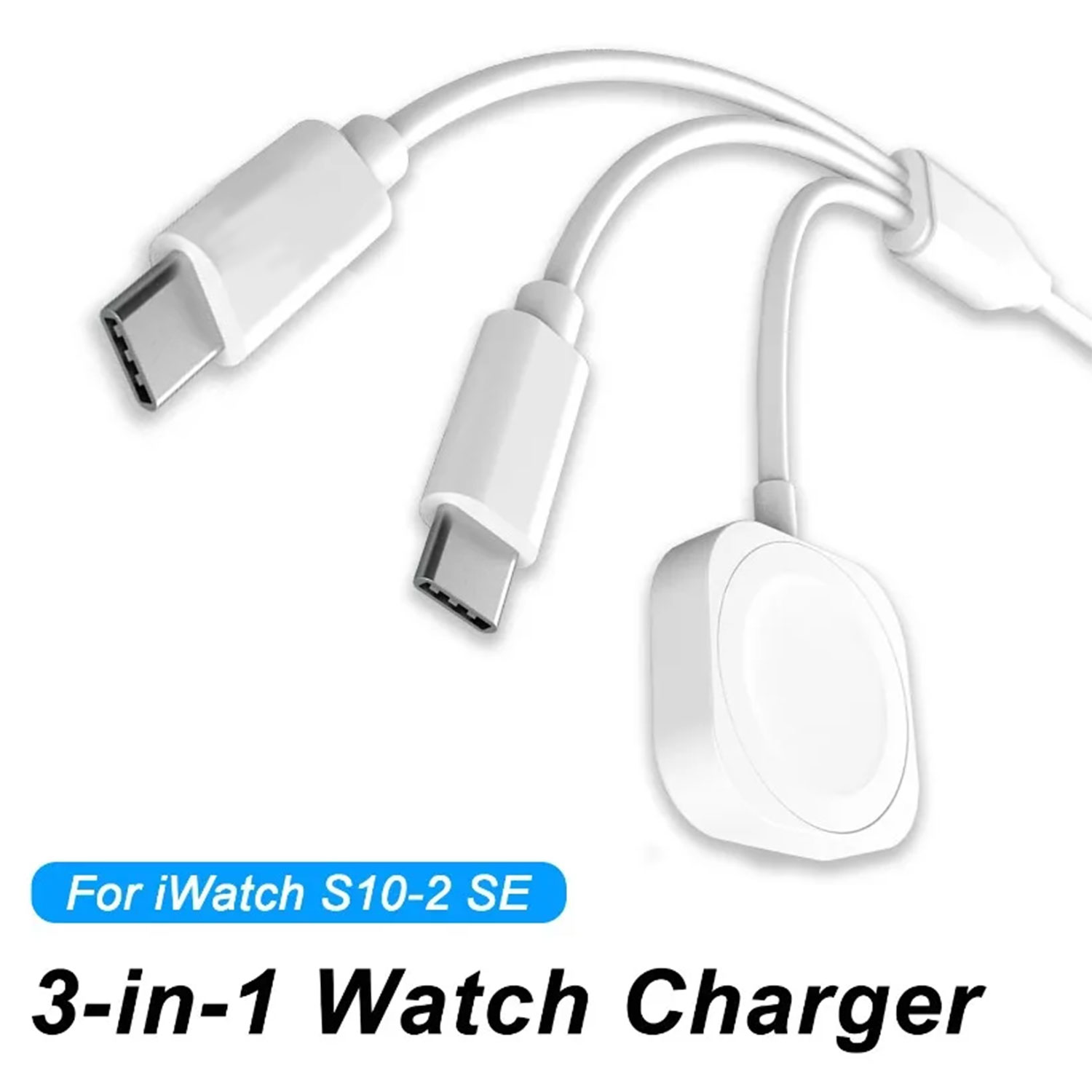 Power Bank Wireless - Kabel Pengisi Daya Magnetik 3 in