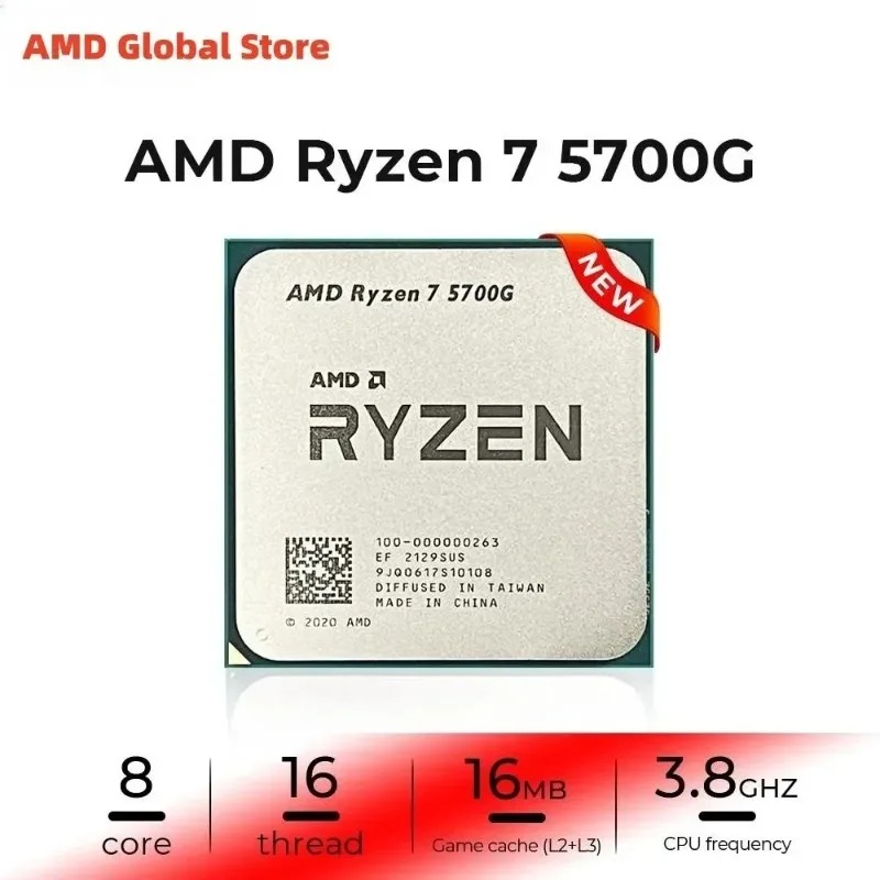 100% Baru AMD Ryzen 7 5700G CP - Amd Cpu Ryzen 7 ulasan dan harga