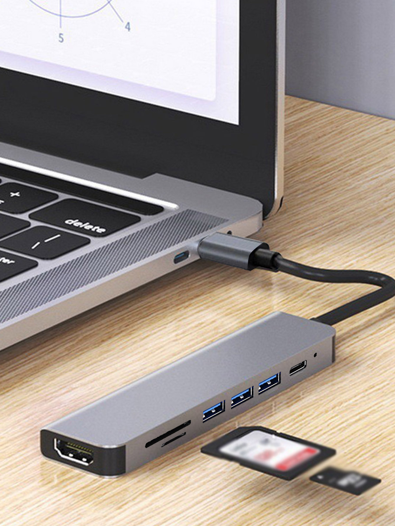 Hub USB 7-in-1 lintas batas de - Usb Hub 7 Port ulasan dan harga