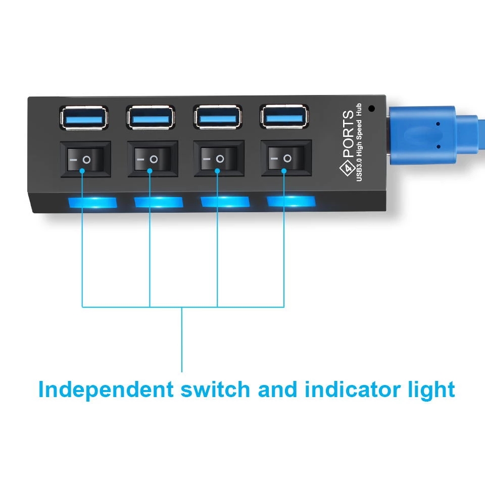 ESCAM 2,5 KV Daya Antiinterfer - Usb Hub 7 Port ulasan dan harga