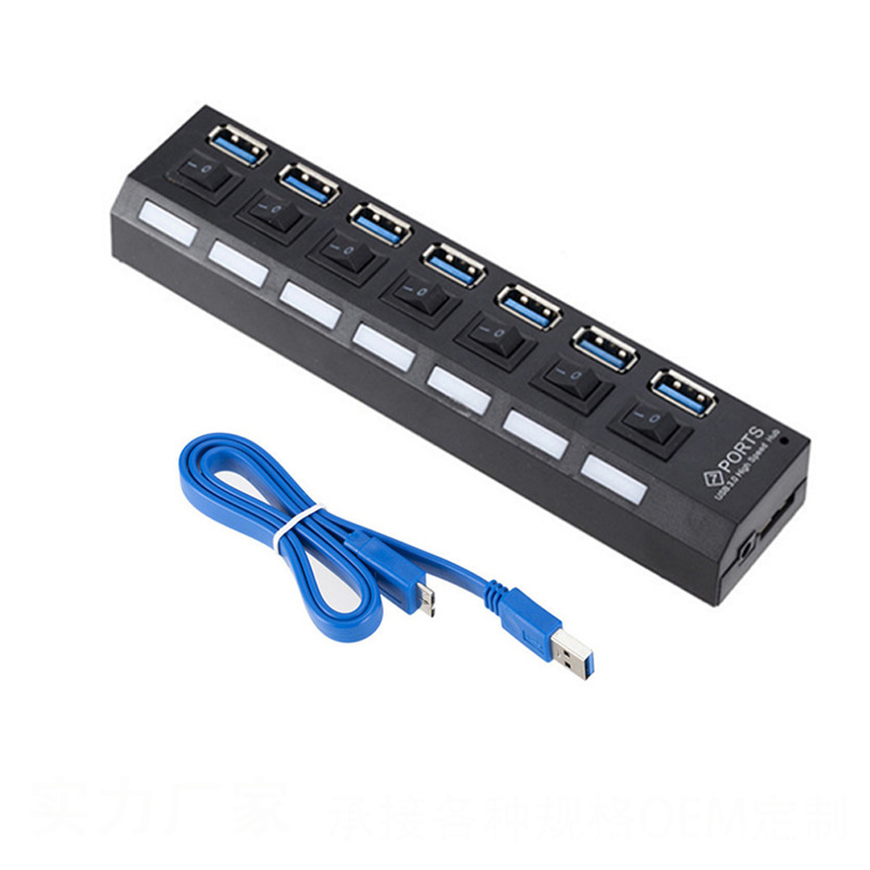 ESCAM 2,5 KV Daya Antiinterfer - Usb Hub 7 Port ulasan dan harga