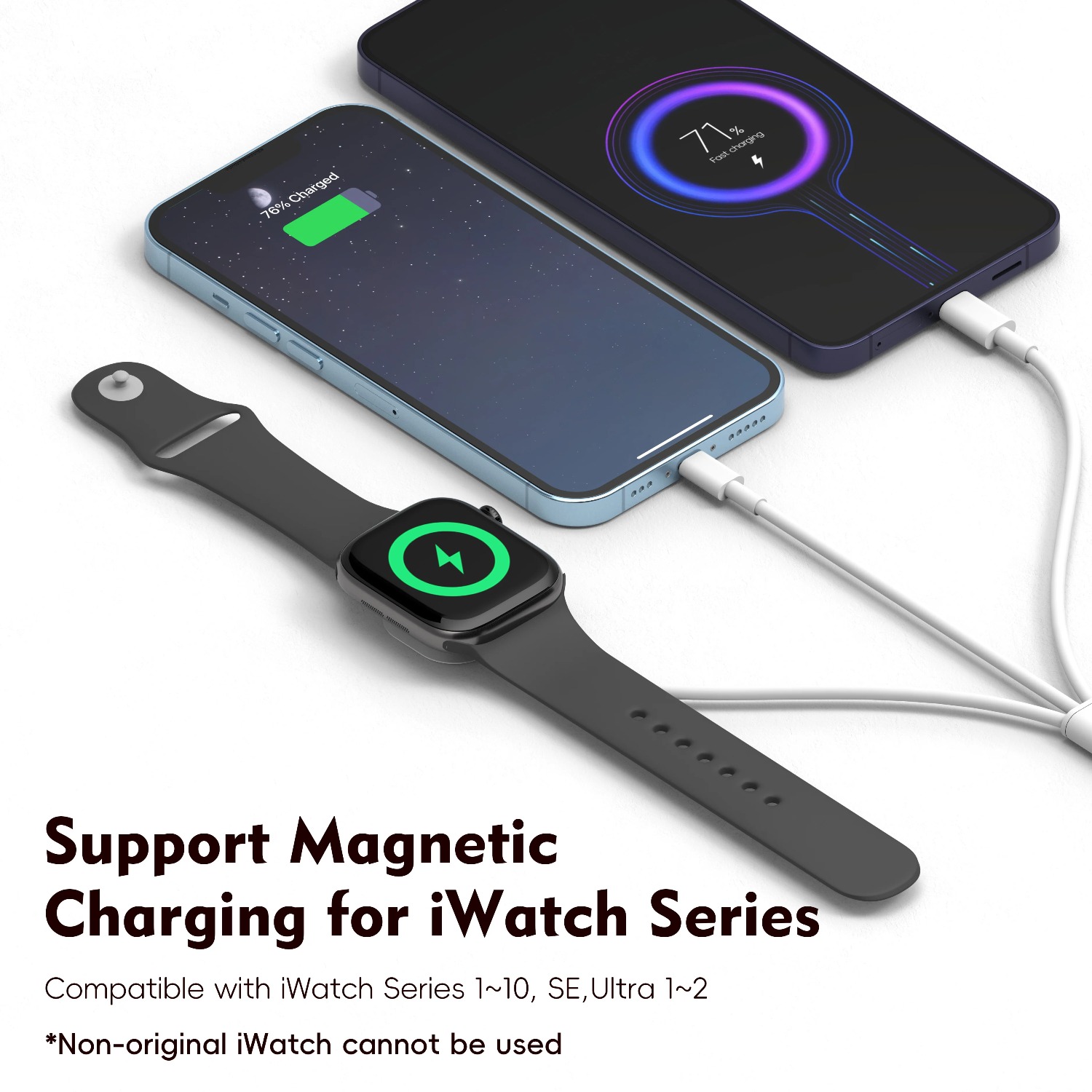 Kabel Pengisi Daya Magnetik 3  - Power Bank Wireless ulasan dan harga