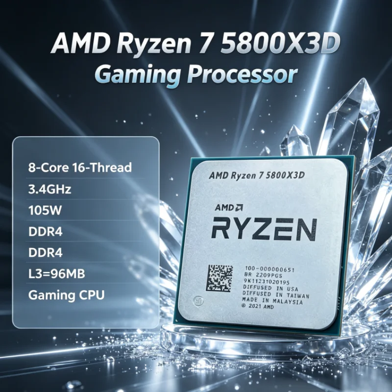 Prosesor Gaming AMD R7 5800X3D - Amd Cpu Ryzen 7 ulasan dan harga