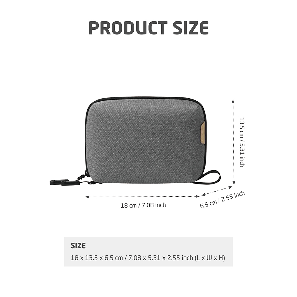 Tas Organizer Teknologi Berkap - Tech Accessories Travel Case ulasan dan harga