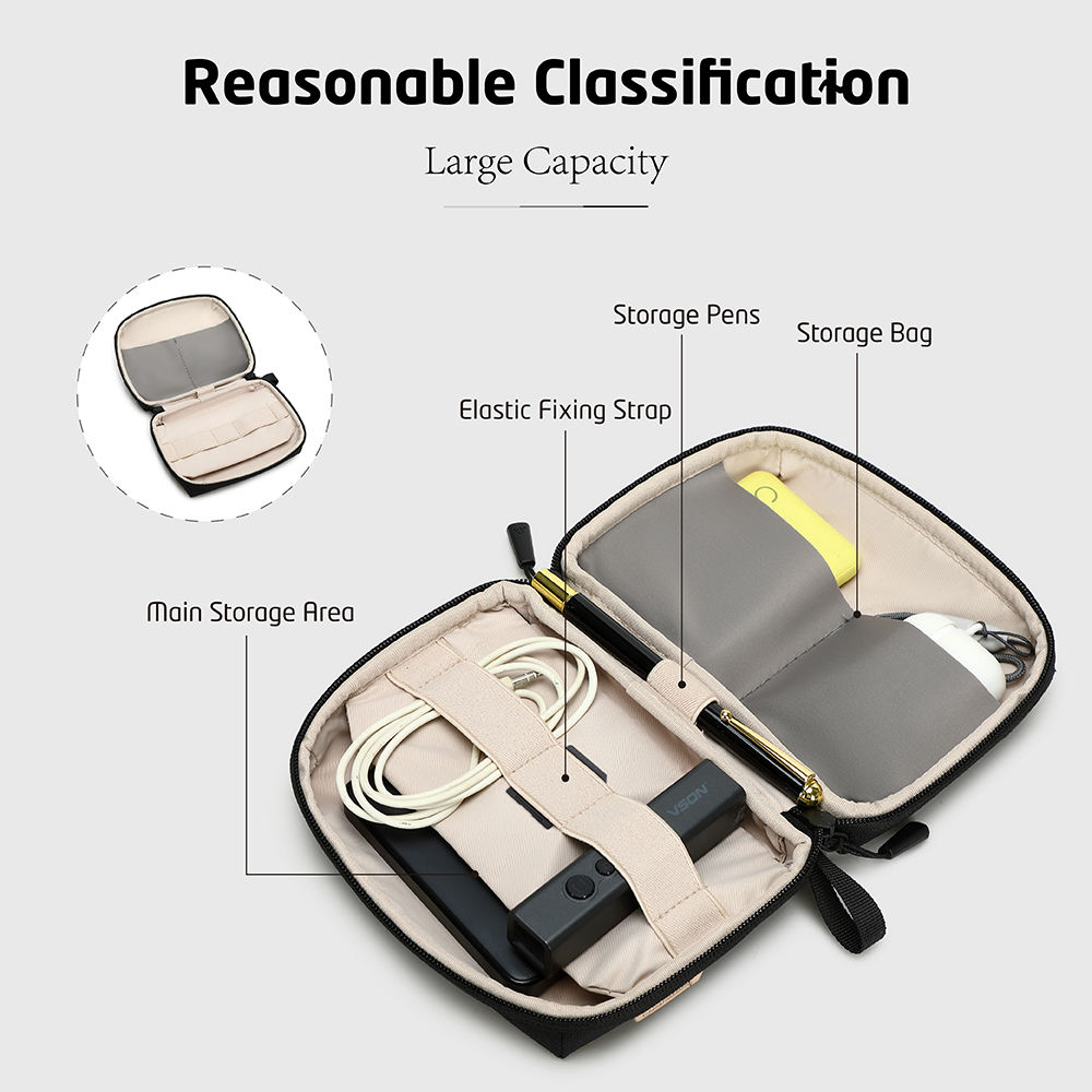 Tas Organizer Teknologi Berkap - Tech Accessories Travel Case ulasan dan harga