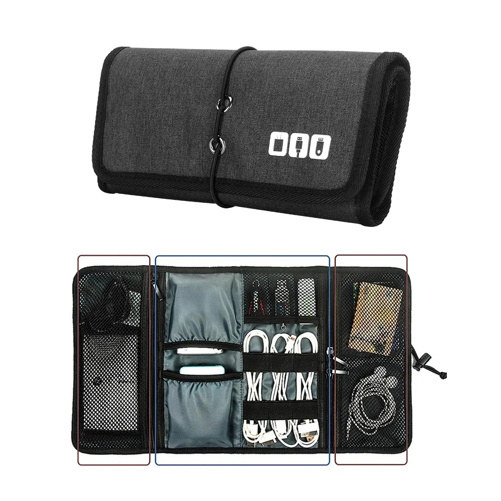 Kantong kabel Organizer elektr - Tech Accessories Travel Case ulasan dan harga