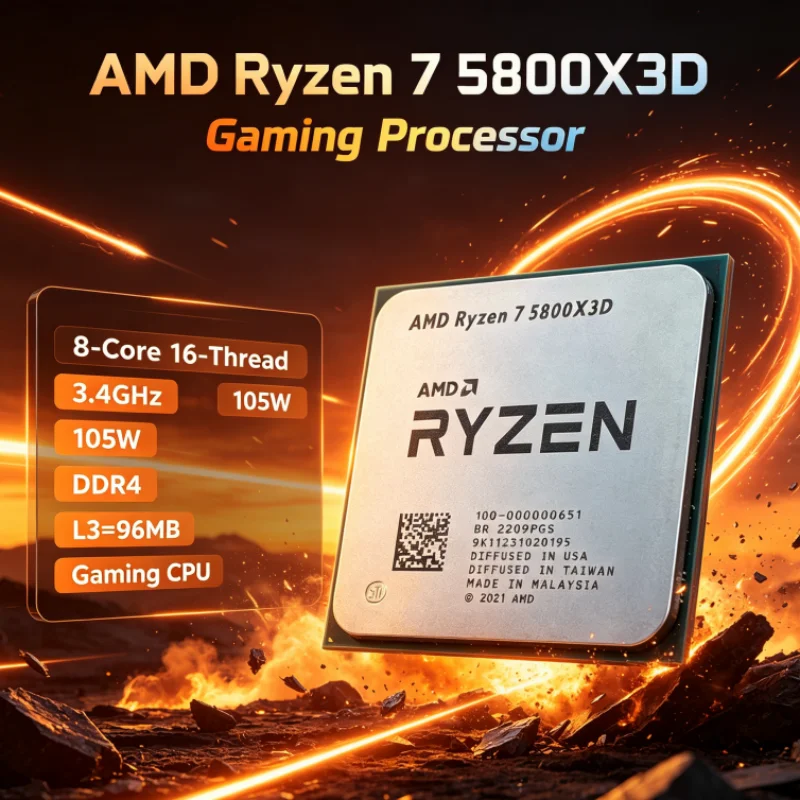 AMD R7 5800X3D 96 MB Prosesor  - Amd Cpu Ryzen 7 ulasan dan harga